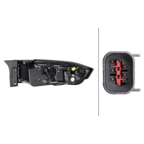 HELLA Heckleuchte 2SK 012 379-431 für LAND ROVER, links