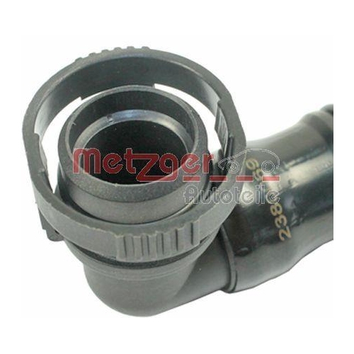 Schlauch, Kurbelgeh&auml;useentl&uuml;ftung METZGER 2380069 f&uuml;r AUDI