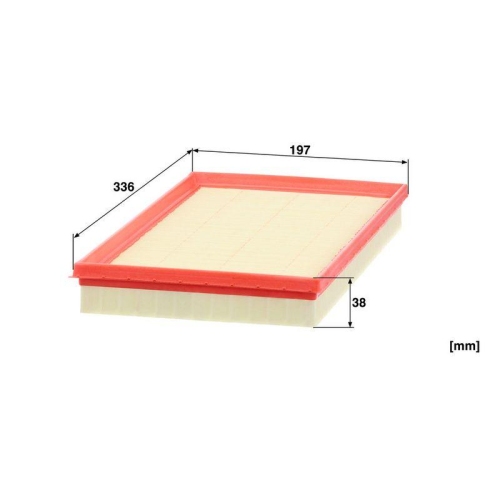 Luftfilter MANN-FILTER C 34 002 f&uuml;r MERCEDES-BENZ