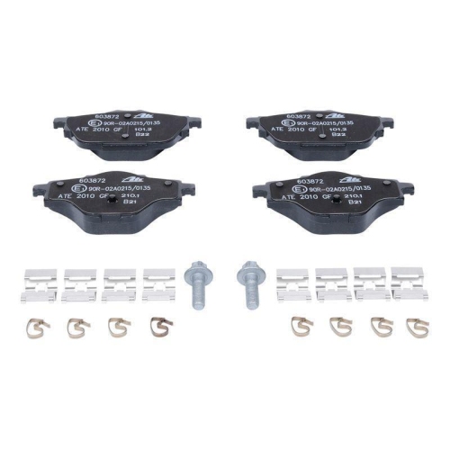 Bremsbelagsatz, Scheibenbremse ATE 13.0460-3872.2 f&uuml;r CITRO&Euml;N OPEL PEUGEOT DS