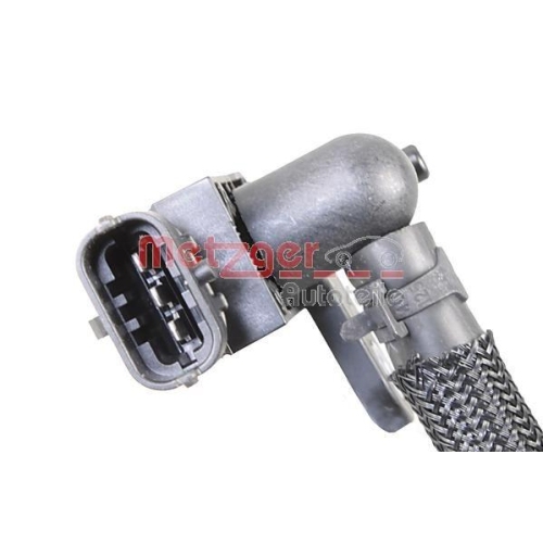 Ladeluftschlauch METZGER 2400603 ORIGINAL ERSATZTEIL für RENAULT DACIA, links