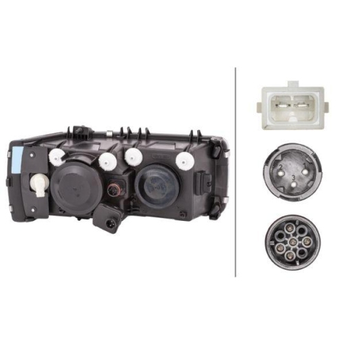 HELLA Hauptscheinwerfer 1EJ 247 046-011 für DAF, links