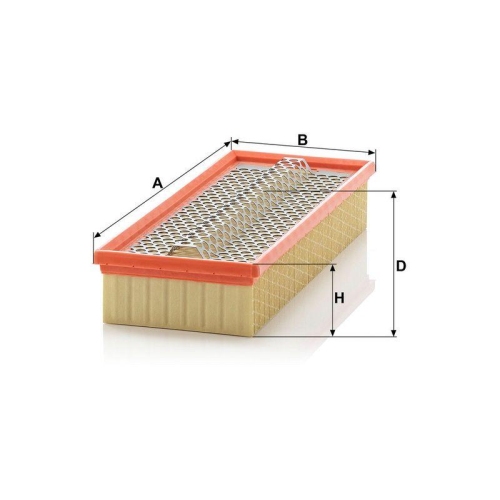 Luftfilter MANN-FILTER C 34 109/2 f&uuml;r VAG