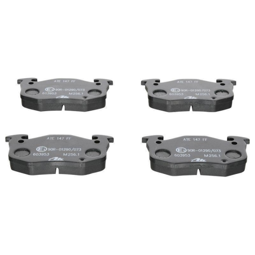 Bremsbelagsatz, Scheibenbremse ATE 13.0460-3953.2 f&uuml;r RENAULT, Vorderachse