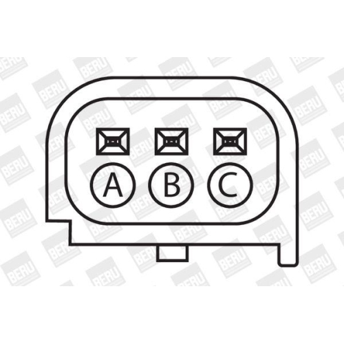 Z&uuml;ndspule BorgWarner (BERU) ZS387 f&uuml;r FORD VOLVO