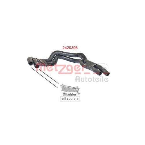 K&uuml;hlerschlauch METZGER 2420396 f&uuml;r NISSAN OPEL RENAULT