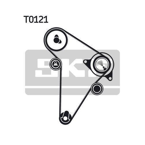 Zahnriemensatz SKF VKMA 03300 f&uuml;r CITRO&Euml;N PEUGEOT