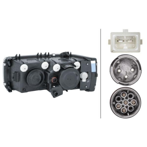 HELLA Hauptscheinwerfer 1EJ 247 046-021 für DAF, rechts