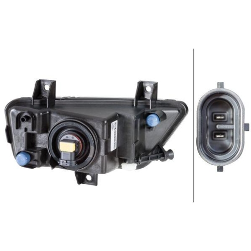 HELLA Nebelscheinwerfer 1ND 013 017-011 für SKODA, links