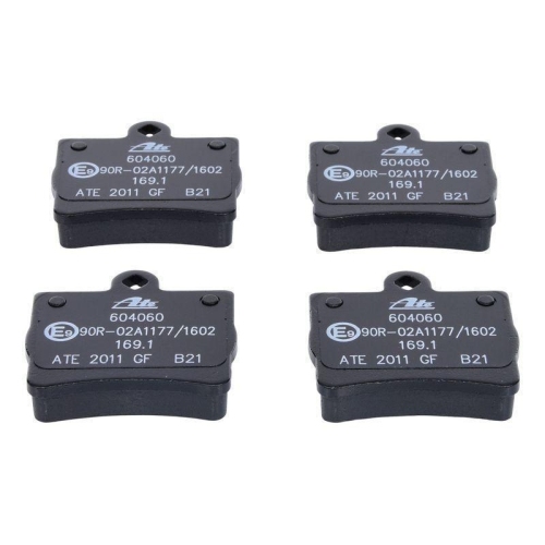 ATE Bremsbelagsatz, Scheibenbremse 13.0460-4060.2 f&uuml;r MERCEDES-BENZ, Hinterachse