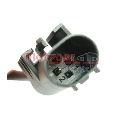 Sensor, Raddrehzahl METZGER 0900897 f&uuml;r FIAT, Vorderachse