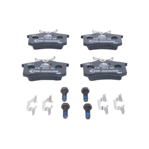 Bremsbelagsatz, Scheibenbremse ATE 13.0460-2937.2 f&uuml;r PEUGEOT SEAT VAG