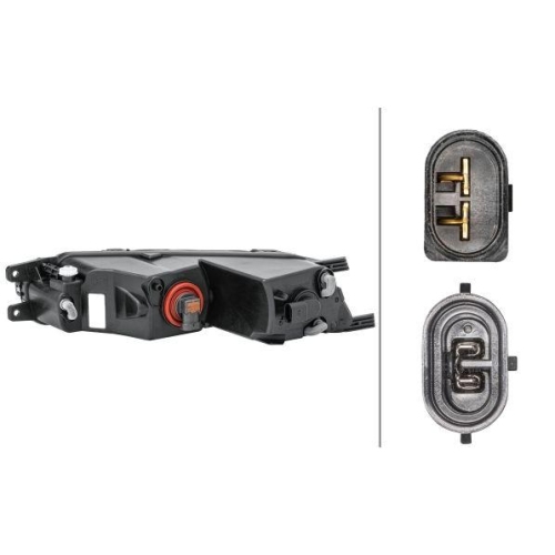 HELLA Nebelscheinwerfer 1NA 011 839-121 für VW, rechts