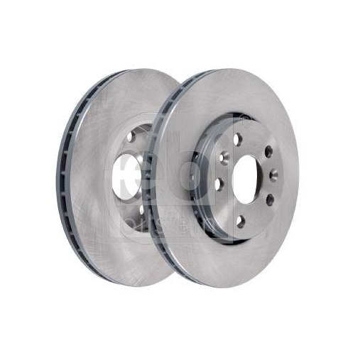 Bremsscheibe FEBI BILSTEIN 12097 f&uuml;r MERCEDES-BENZ RENAULT, Vorderachse