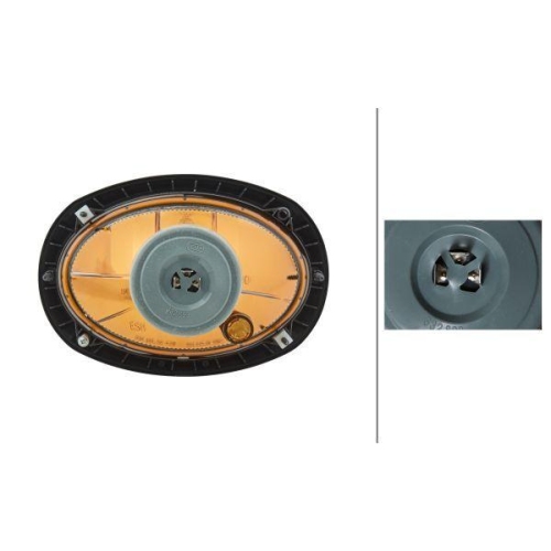 HELLA Hauptscheinwerfer 1AB 996 157-081 für CASE IH CLAAS JOHN DEERE KRONE DURSO