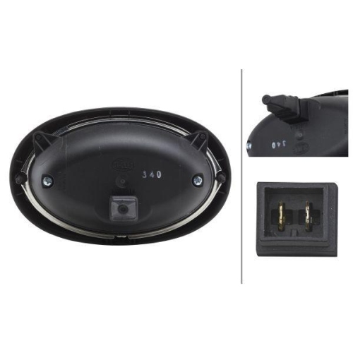 HELLA Arbeitsscheinwerfer 1GA 996 161-111 für ZIEGLER