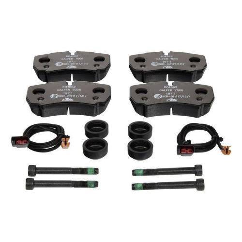 Bremsbelagsatz, Scheibenbremse ATE 13.0460-4862.2 f&uuml;r FORD, Hinterachse