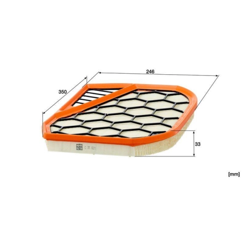 Luftfilter MANN-FILTER C 35 021 f&uuml;r FIAT