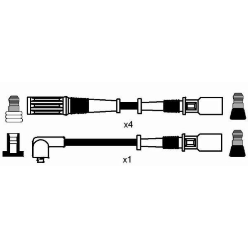 Z&uuml;ndleitungssatz NGK 8523 f&uuml;r ALFA ROMEO FIAT LANCIA FERRARI MASERATI ABARTH