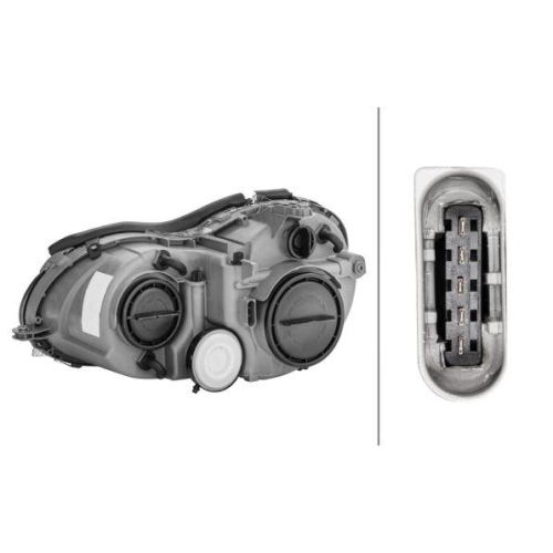 HELLA Hauptscheinwerfer 1DB 007 988-201 für MERCEDES-BENZ KARMANN, rechts