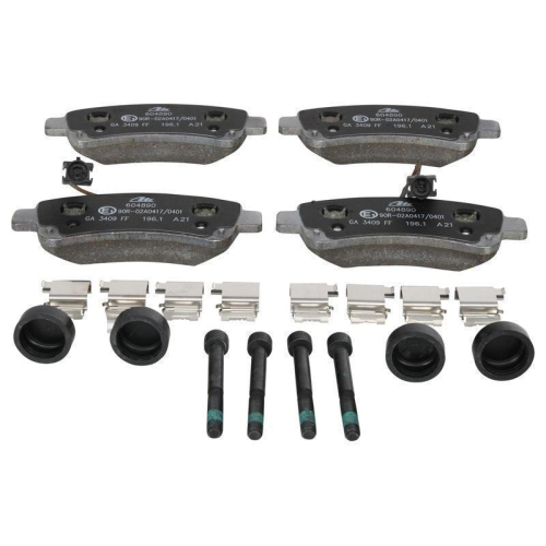 Bremsbelagsatz, Scheibenbremse ATE 13.0460-4890.2 f&uuml;r CITRO&Euml;N FIAT OPEL PEUGEOT