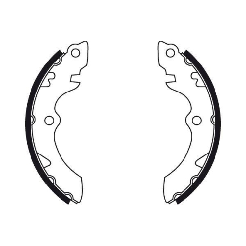 Bremsbackensatz, Feststellbremse TRW GS8735 für SUZUKI, Hinterachse