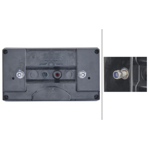 HELLA Heckleuchte 2VP 340 400-151 für AEBI DAF LIEBHERR KÖGEL KRONE LANGENDORF