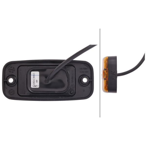 HELLA Seitenmarkierungsleuchte 2PS 345 600-011 f&uuml;r DAF IVECO SCANIA VOLVO DOLL