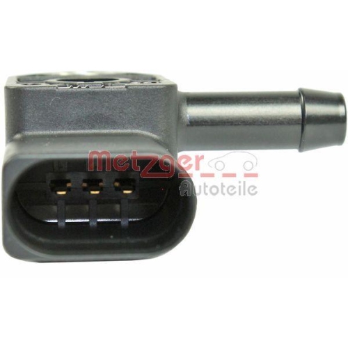 Sensor, Abgasdruck METZGER 0906256 ORIGINAL ERSATZTEIL f&uuml;r VAG
