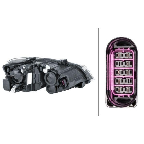 HELLA Hauptscheinwerfer 1EB 012 034-011 für VW, links