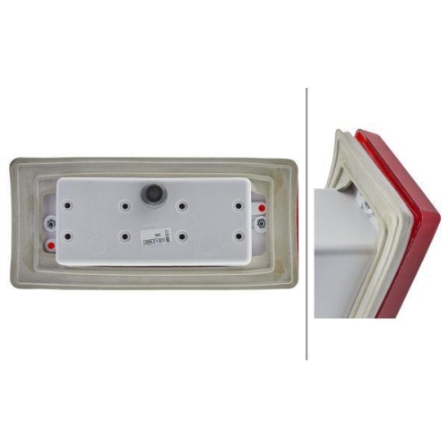 HELLA Schlussleuchte 2SA 003 734-121 für AEBI DAF SAAB SCANIA VOLVO TATA VDL