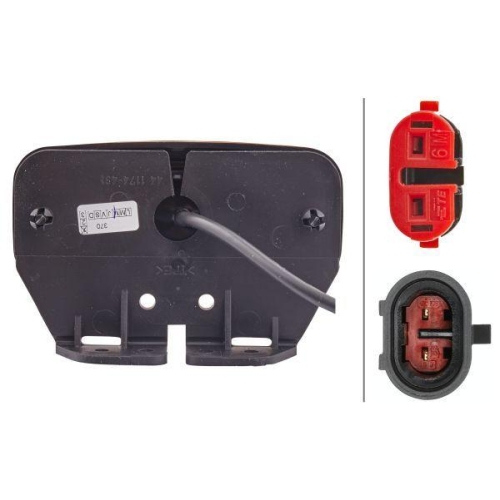 HELLA Seitenmarkierungsleuchte 2PS 345 600-021 f&uuml;r DAF SCANIA SPIERINGS PACTON