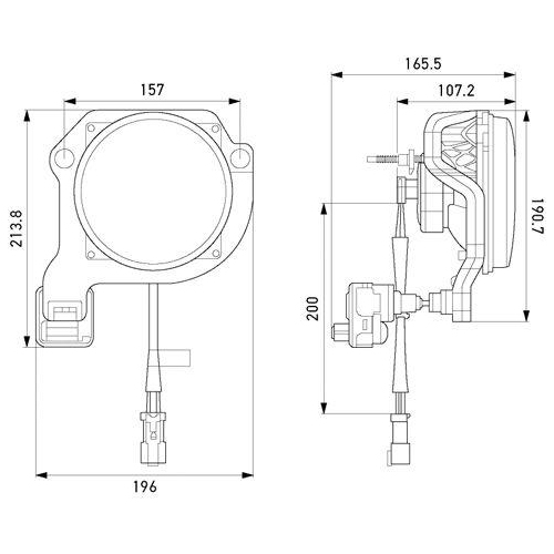 HELLA Hauptscheinwerfer 1A3 997 262-037 für, links