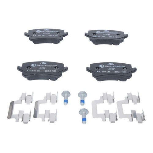Bremsbelagsatz, Scheibenbremse ATE 13.0470-2621.2 ATE Ceramic f&uuml;r VAG