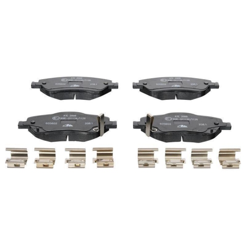Bremsbelagsatz, Scheibenbremse ATE 13.0460-5602.2 f&uuml;r TOYOTA, Vorderachse
