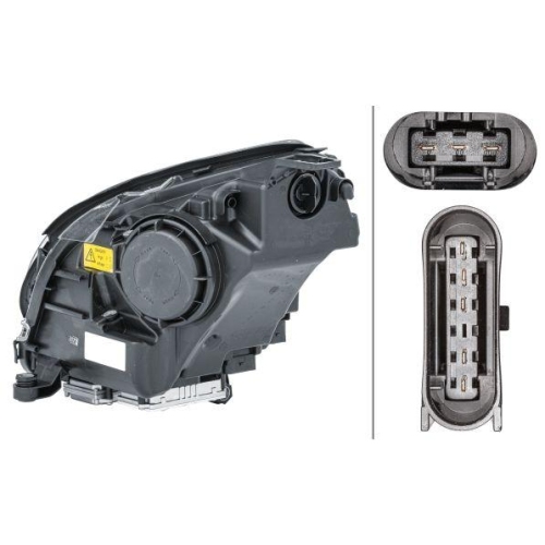HELLA Hauptscheinwerfer 1ZL 263 037-321 f&uuml;r MERCEDES-BENZ, rechts