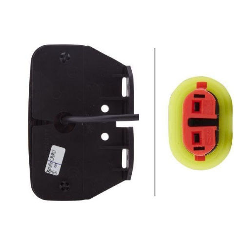 HELLA Seitenmarkierungsleuchte 2PS 345 600-031 f&uuml;r DAF PACTON, seitlicher Anbau