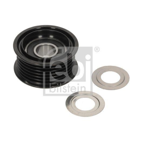 FEBI BILSTEIN Umlenk-/F&uuml;hrungsrolle, Keilrippenriemen 195021 f&uuml;r AUDI VW, rechts
