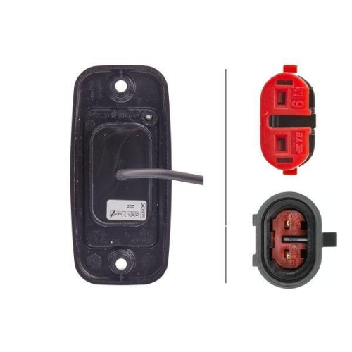 HELLA Seitenmarkierungsleuchte 2PS 345 600-041 für DAF LIEBHERR