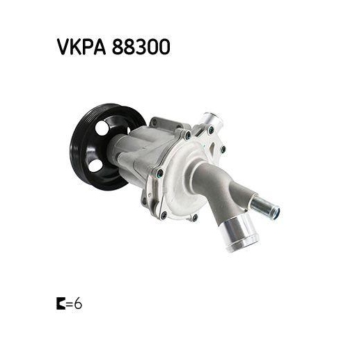Wasserpumpe, Motork&uuml;hlung SKF VKPA 88300 f&uuml;r FIAT JEEP MINI