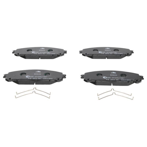 Bremsbelagsatz, Scheibenbremse ATE 13.0460-5634.2 f&uuml;r TOYOTA LEXUS, Vorderachse