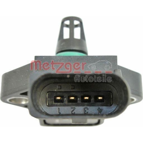 Sensor, Saugrohrdruck METZGER 0906266 ORIGINAL ERSATZTEIL f&uuml;r VAG