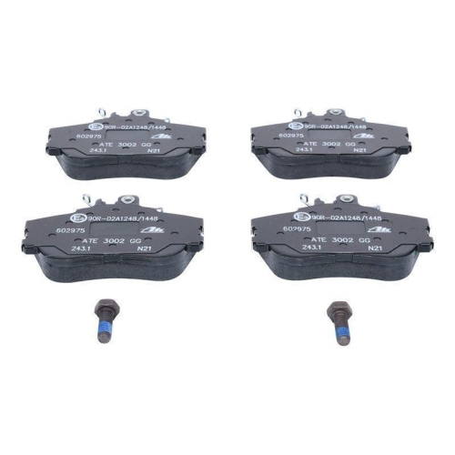 Bremsbelagsatz, Scheibenbremse ATE 13.0460-2975.2 f&uuml;r MERCEDES-BENZ, Vorderachse