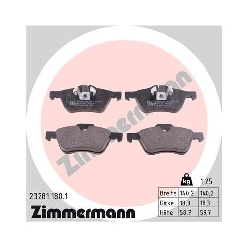 Bremsscheibe ZIMMERMANN 150.3400.20 COAT Z für BMW, Vorderachse
