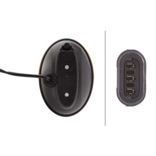 HELLA Blinkleuchte 2BE 343 130-111 für JOHN DEERE, vorne links