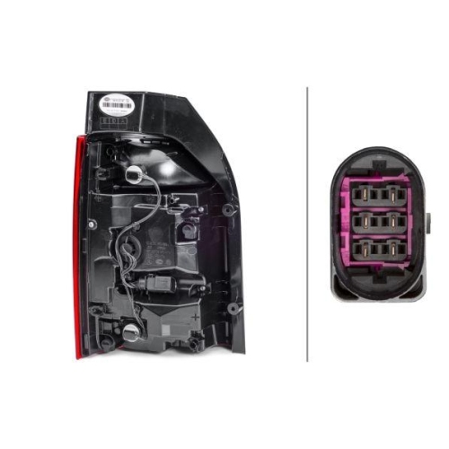 HELLA Heckleuchte 2SK 012 337-081 für AUDI VW, rechts