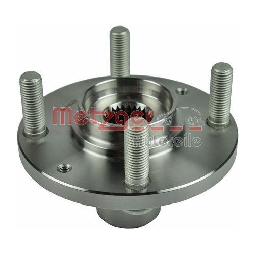 Radnabe METZGER N 1025 f&uuml;r HYUNDAI KIA, Hinterachse rechts, Vorderachse links