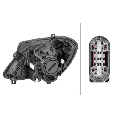 HELLA Hauptscheinwerfer 1ED 011 030-121 f&uuml;r MERCEDES-BENZ, rechts