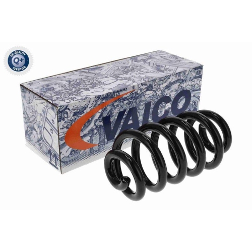 Fahrwerksfeder VAICO V10-6611 Q+, Erstausr&uuml;sterqualit&auml;t f&uuml;r VW VAG, Hinterachse