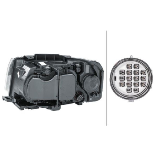 HELLA Hauptscheinwerfer 1EJ 354 813-161 f&uuml;r LAND ROVER, rechts